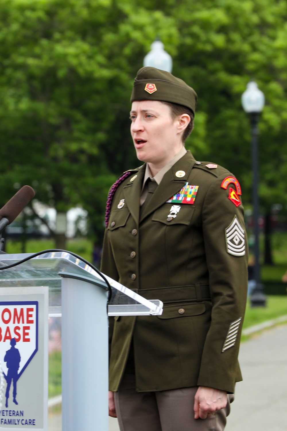 Memorial Day Flag Garden Ceremony held in Boston