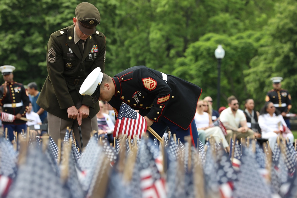 Memorial Day Flag Garden Ceremony held in Boston