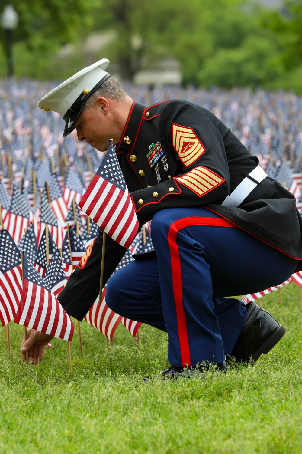 Memorial Day Flag Garden Ceremony held in Boston