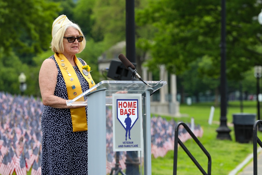 Memorial Day Flag Garden Ceremony held in Boston