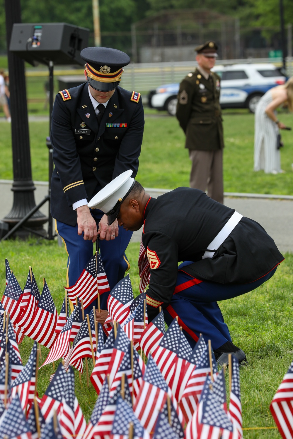 Memorial Day Flag Garden Ceremony held in Boston