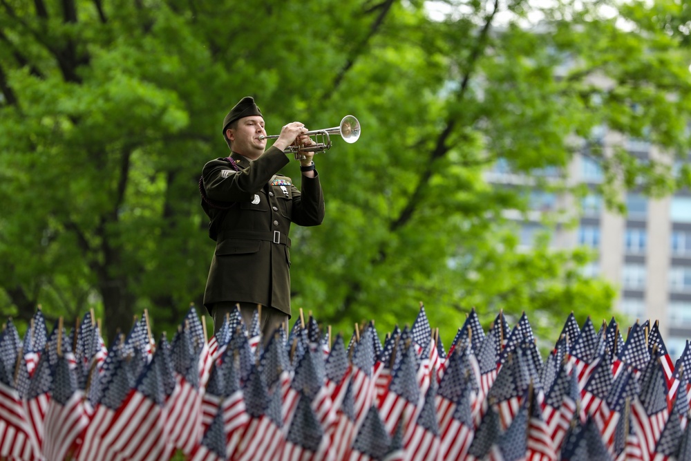 Memorial Day Flag Garden Ceremony held in Boston