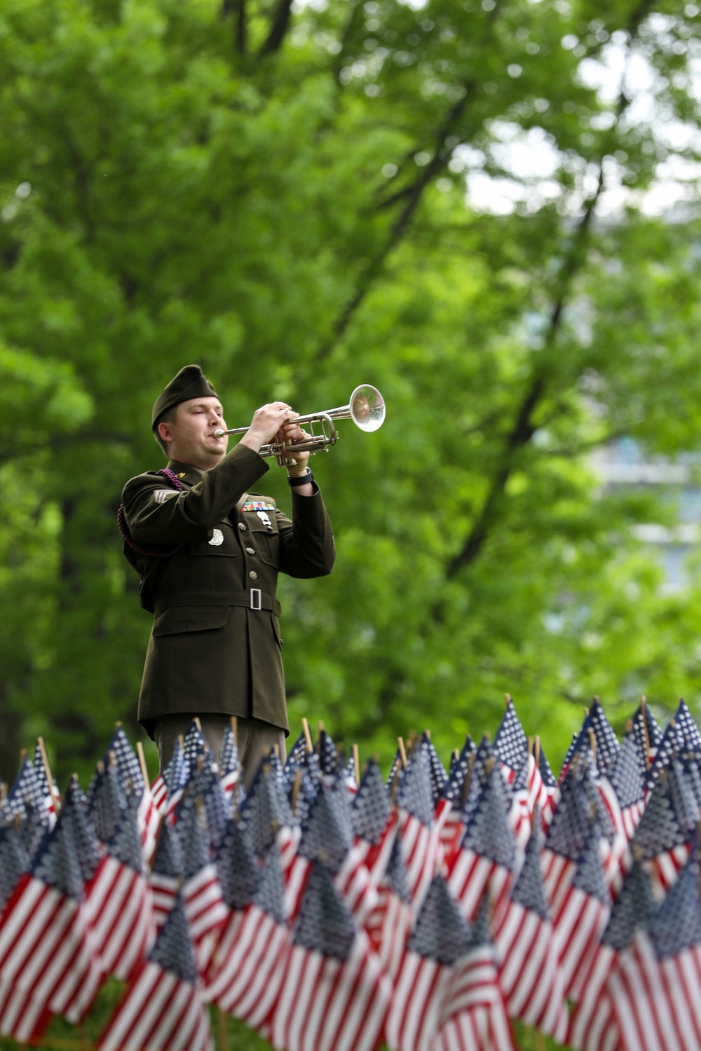 Memorial Day Flag Garden Ceremony held in Boston