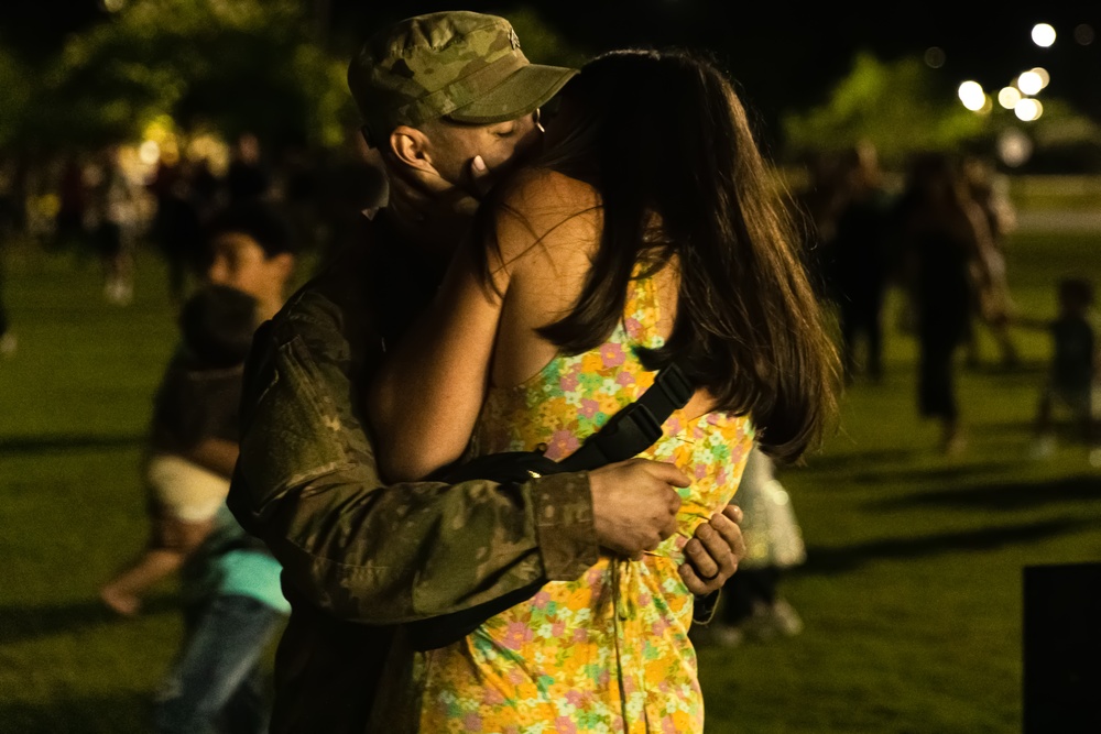 Spartan Soldiers reunite with Families