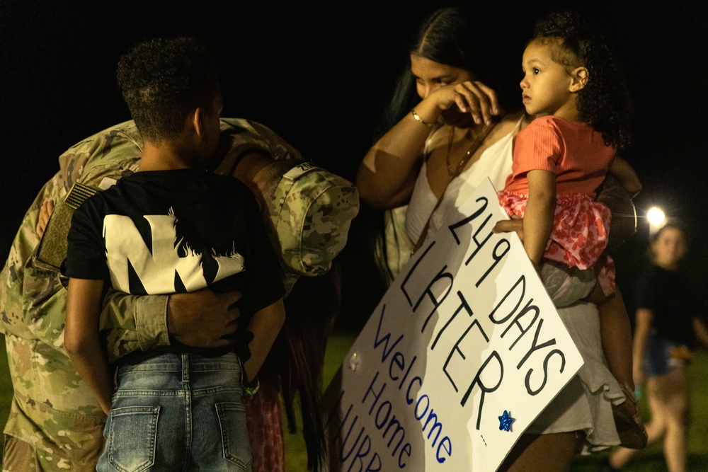 Spartan Soldiers reunite with Families
