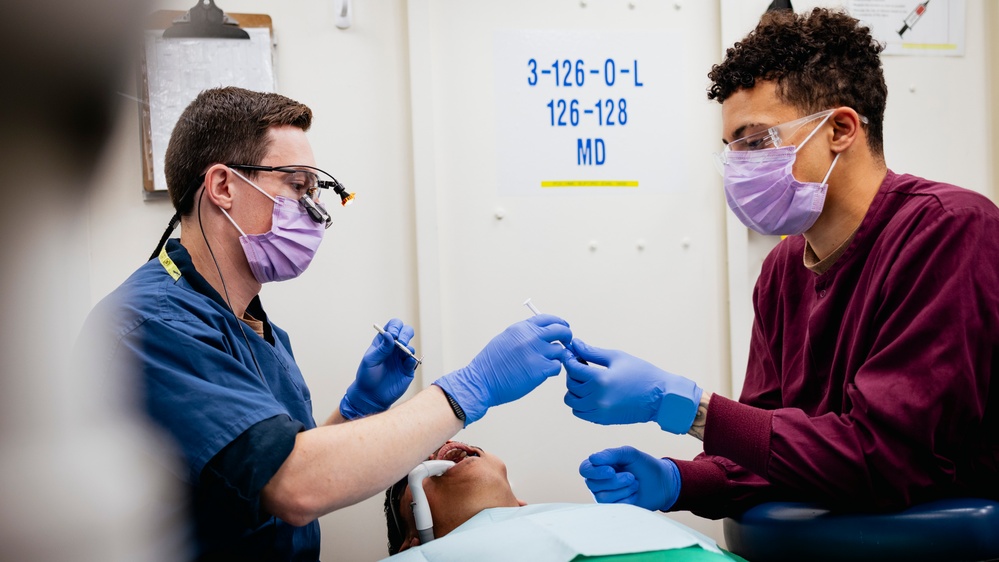 George Washington Conducts Dental Operations