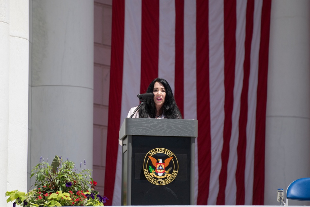 The Flame of Liberty Ceremony Commemorating the 80th Anniversary of the Allied Invasion of Normandy