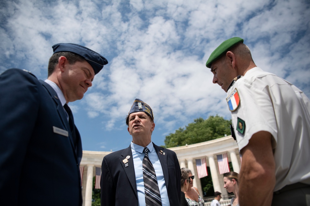 The Flame of Liberty Ceremony Commemorating the 80th Anniversary of the Allied Invasion of Normandy