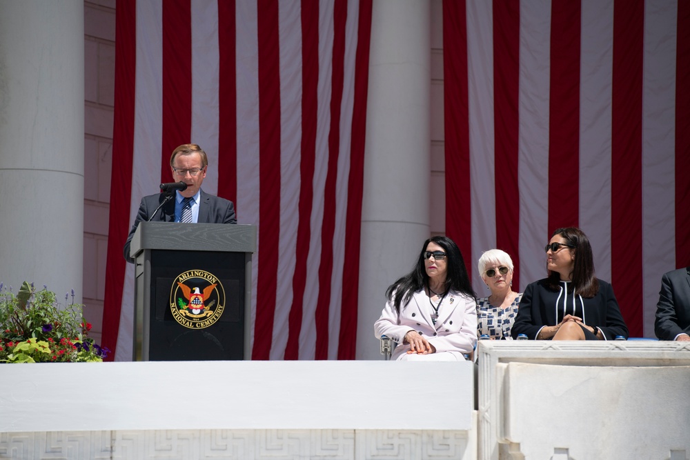 The Flame of Liberty Ceremony Commemorating the 80th Anniversary of the Allied Invasion of Normandy