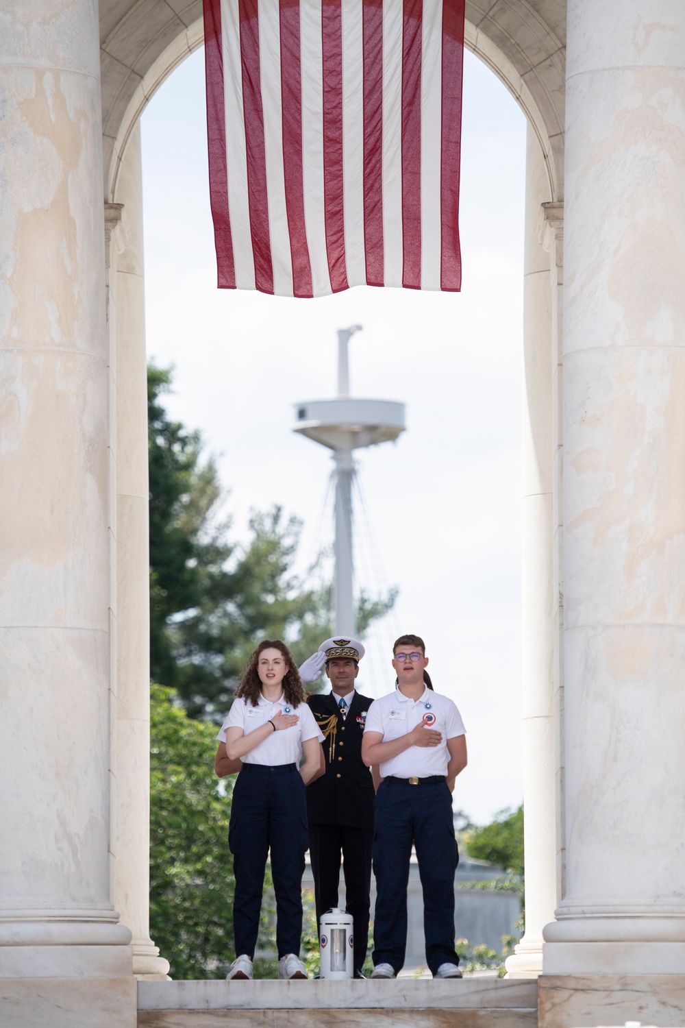 The Flame of Liberty Ceremony Commemorating the 80th Anniversary of the Allied Invasion of Normandy