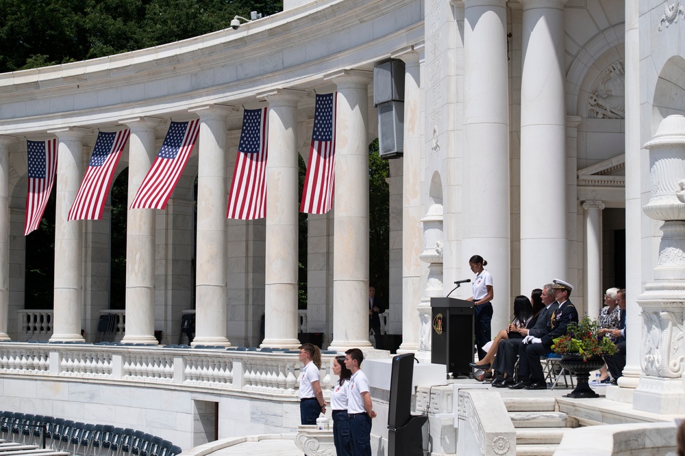 The Flame of Liberty Ceremony Commemorating the 80th Anniversary of the Allied Invasion of Normandy