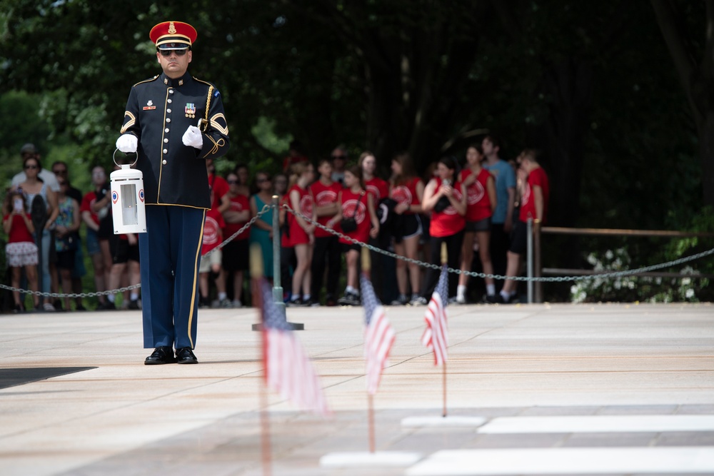 The Flame of Liberty Ceremony Commemorating the 80th Anniversary of the Allied Invasion of Normandy