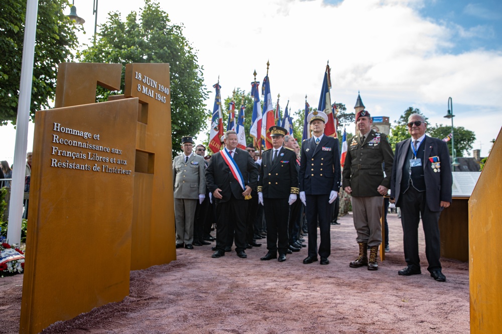 80TH ANNIVERSARY OF D-DAY GENERAL EISENHOWER STATUE CEREMONY