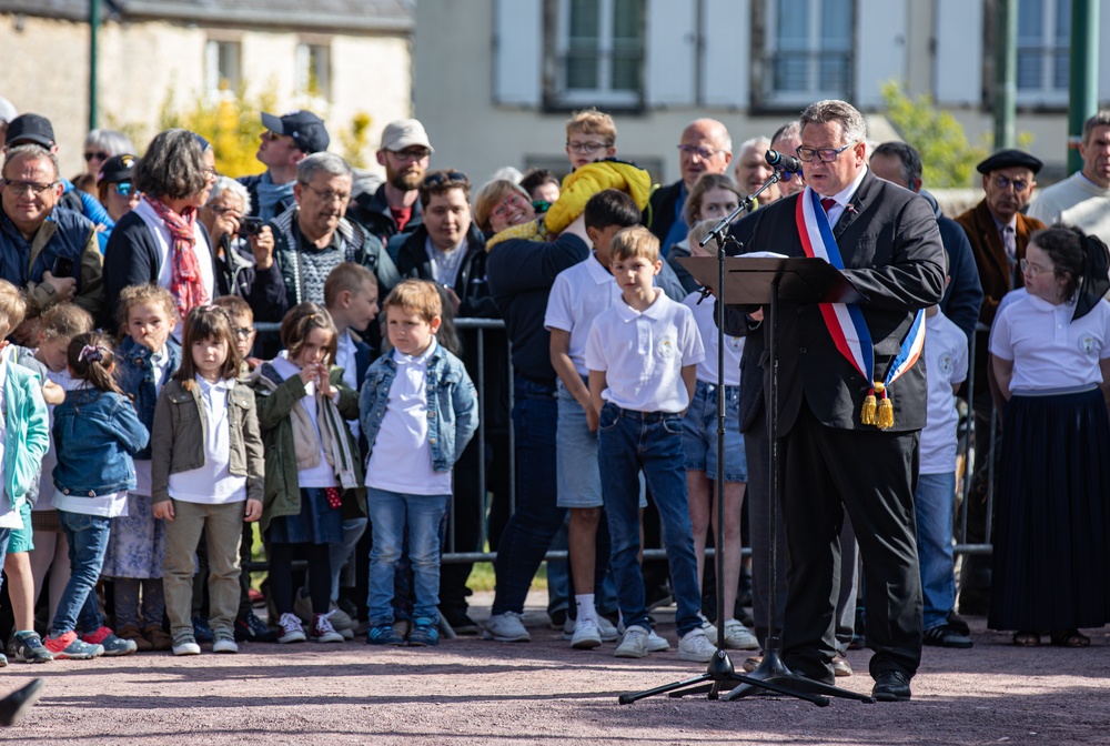 80TH ANNIVERSARY OF D-DAY GENERAL EISENHOWER STATUE CEREMONY