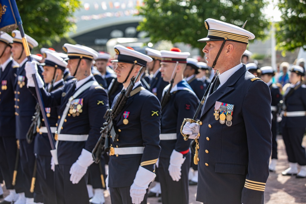 80TH ANNIVERSARY OF D-DAY GENERAL EISENHOWER STATUE CEREMONY