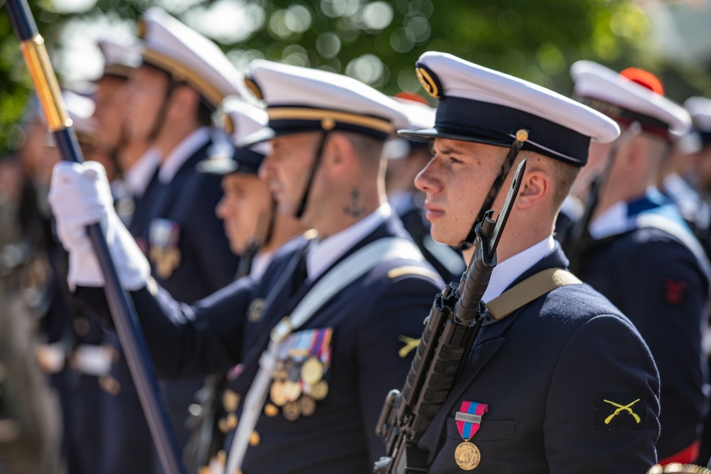 80TH ANNIVERSARY OF D-DAY GENERAL EISENHOWER STATUE CEREMONY