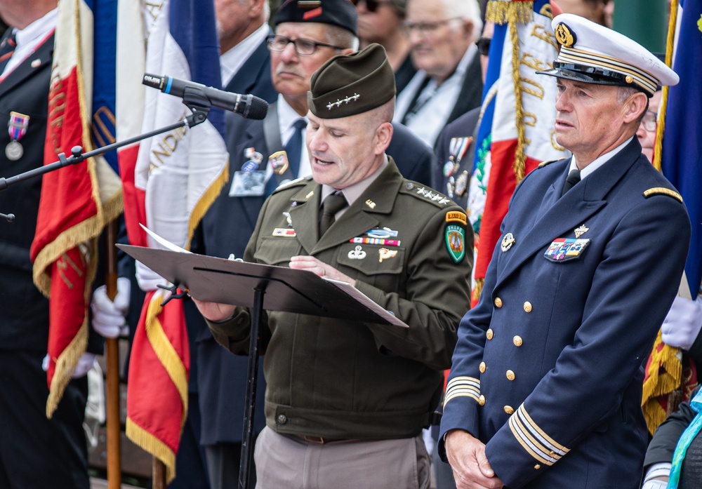 80TH ANNIVERSARY OF D-DAY GENERAL EISENHOWER STATUE CEREMONY