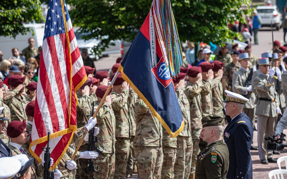 80TH ANNIVERSARY OF D-DAY GENERAL EISENHOWER STATUE CEREMONY