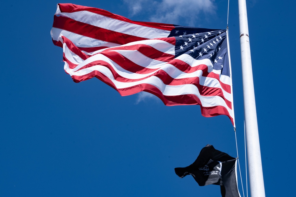 United States Flag Flies High