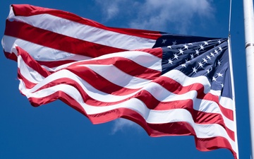 United States Flag Flies High