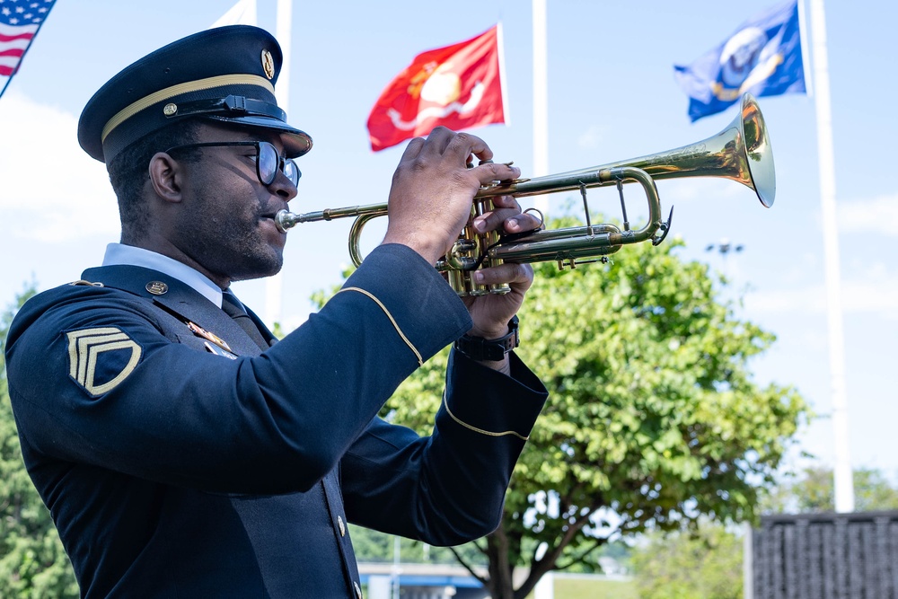 Delaware National Guard Joint Color Guard Bugler