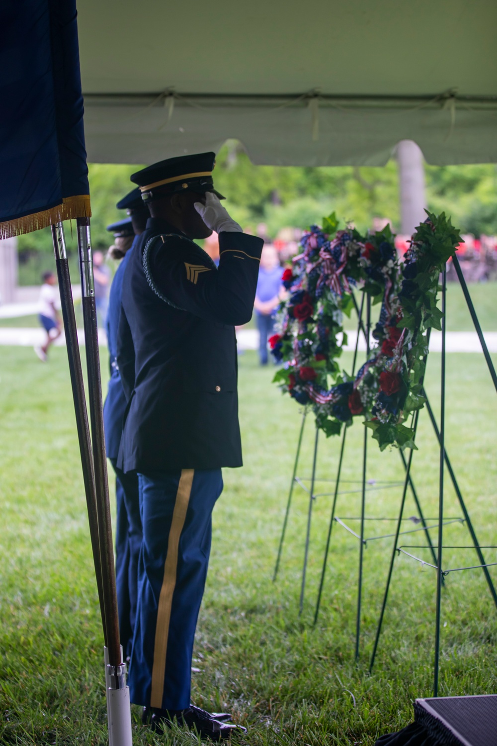 Crown Hill Cemetery Memorial Day Service 2024