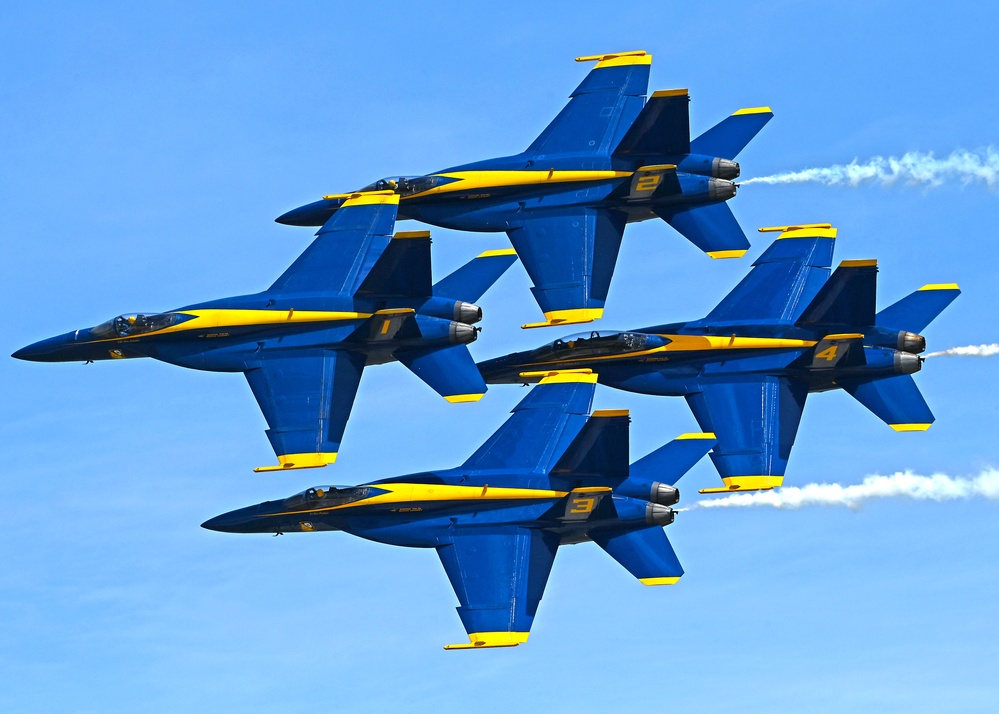 Blue Angels Perform in Terre Haute, Indiana at the Terre Haute  Air Show