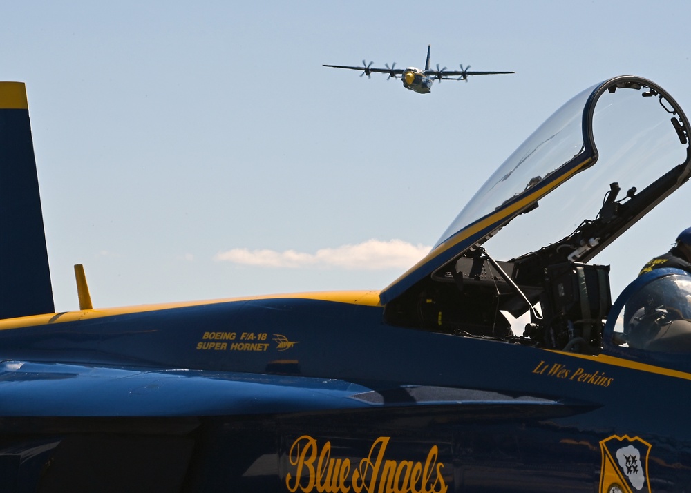 Blue Angels Perform in Terre Haute, Indiana at the Terre Haute Air Show
