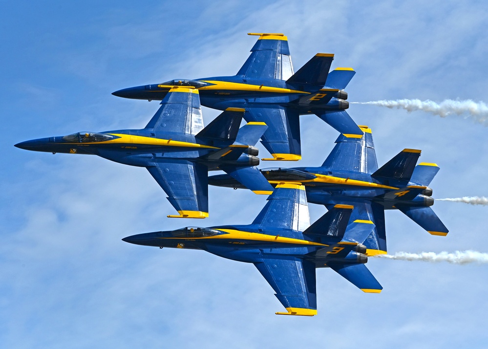 Blue Angels Perform in Terre Haute, Indiana at the Terre Haute Air Show