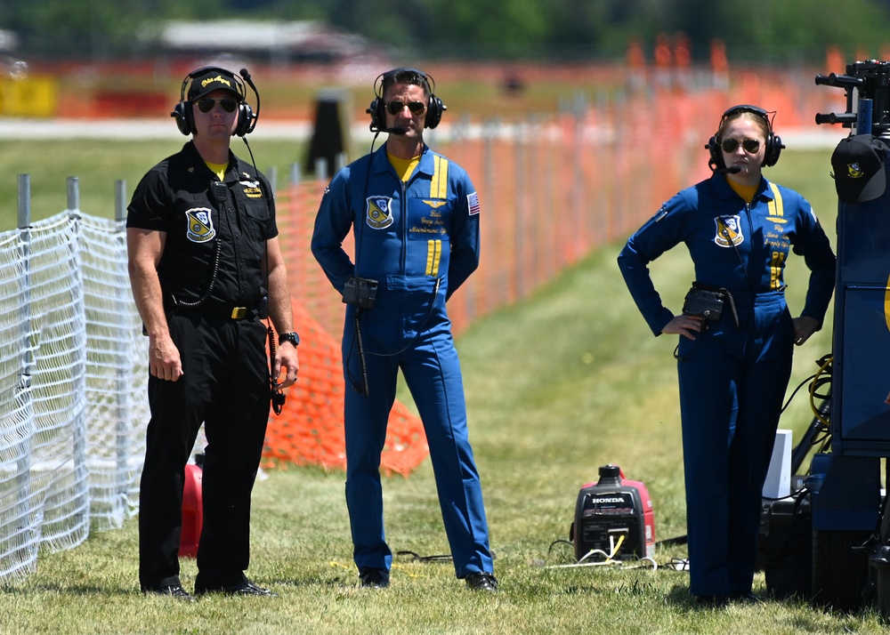 Blue Angels Perform in Terre Haute, Indiana at the Terre Haute Air Show