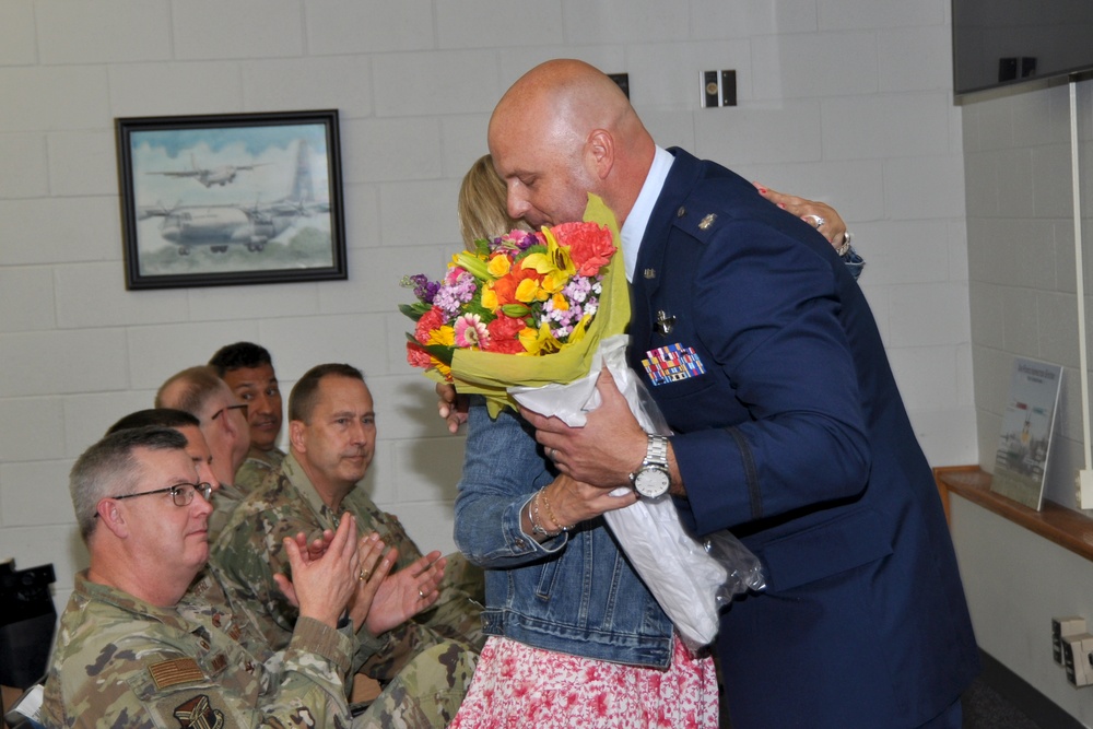Long time 757th member takes squadron yoke