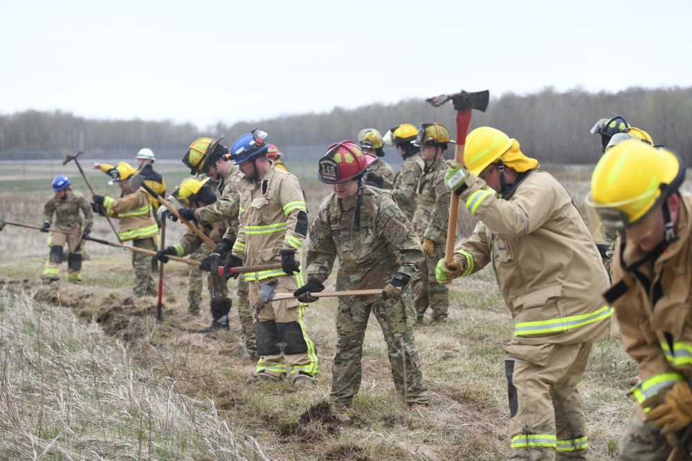 148th Fighter Wing conducts wildland fire training