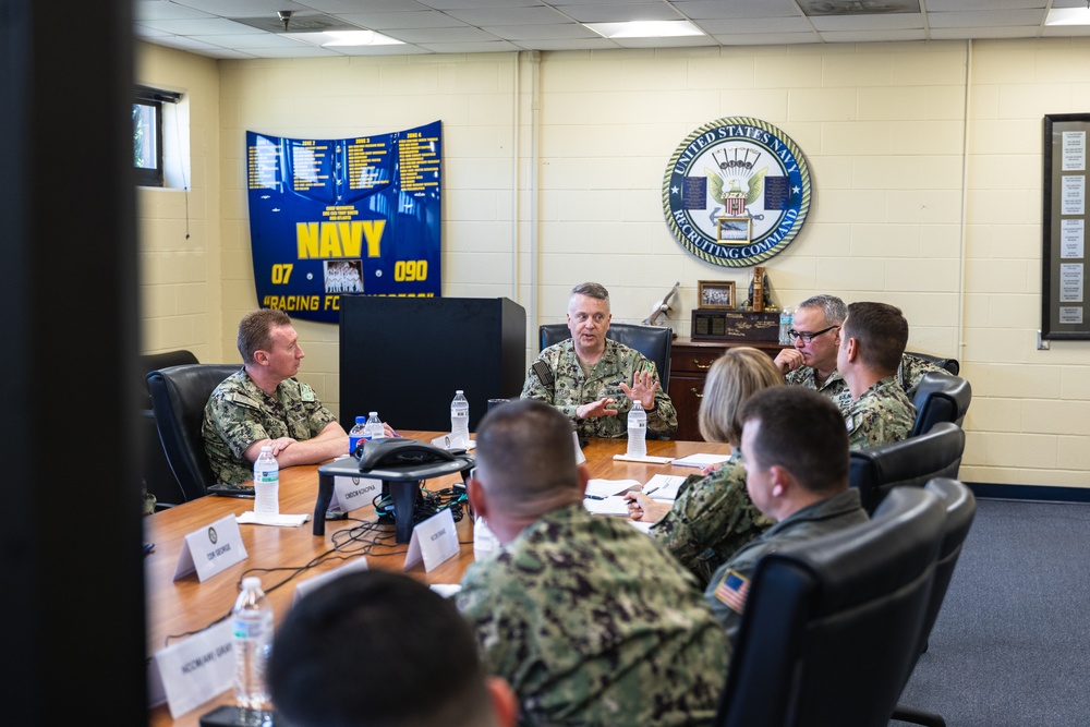 RADM Waters Visits NORU