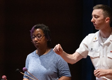 U.S. Navy Band presents percussion masterclass in collaboration with Sphinx Organization