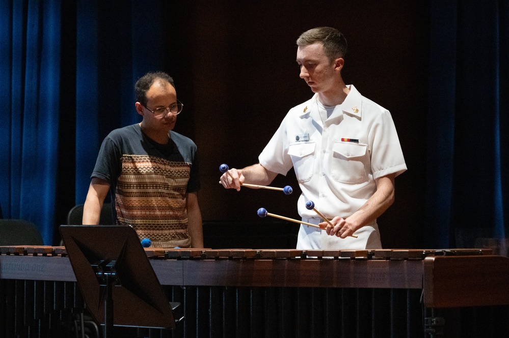 U.S. Navy Band presents percussion masterclass in collaboration with Sphinx Organization
