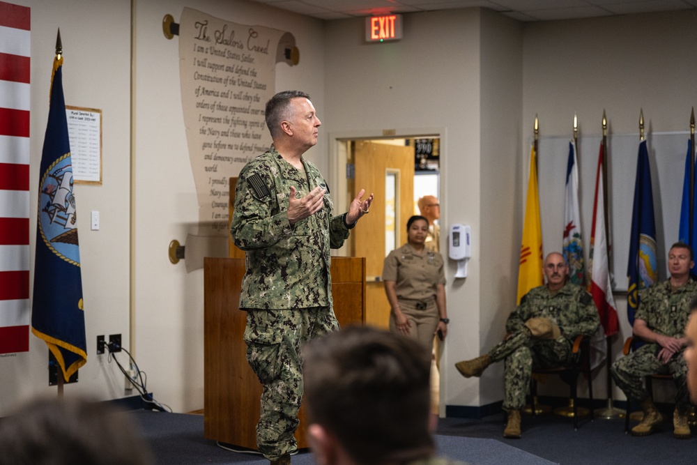 RADM Waters Visits NORU