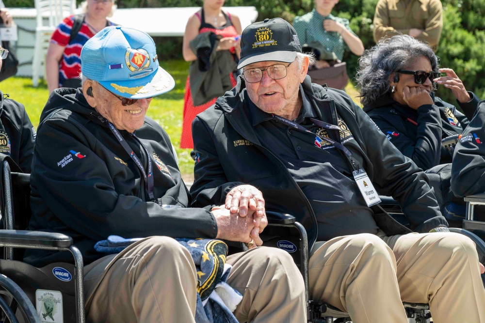 WWII Veterans Return to Normandy DDay 80 Ceremony