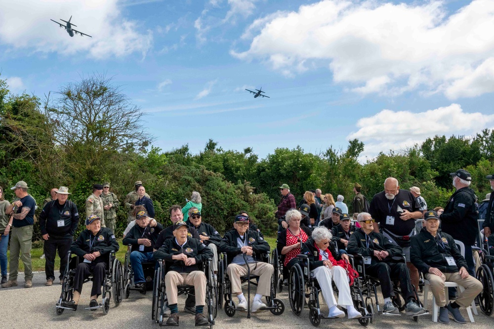 WWII Veterans Return to Normandy DDay 80 Ceremony