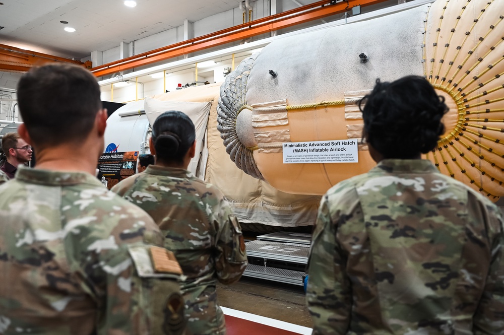 JBLE Airmen explore space behind the scenes