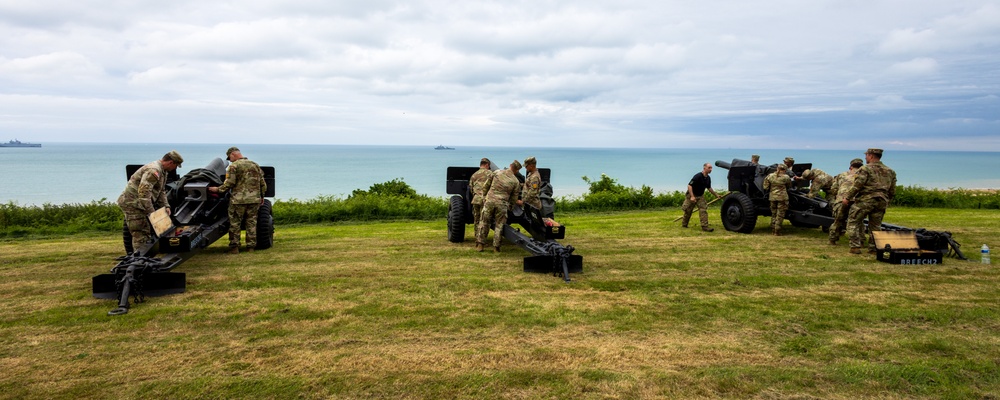 Cannons Staged for D-Day!