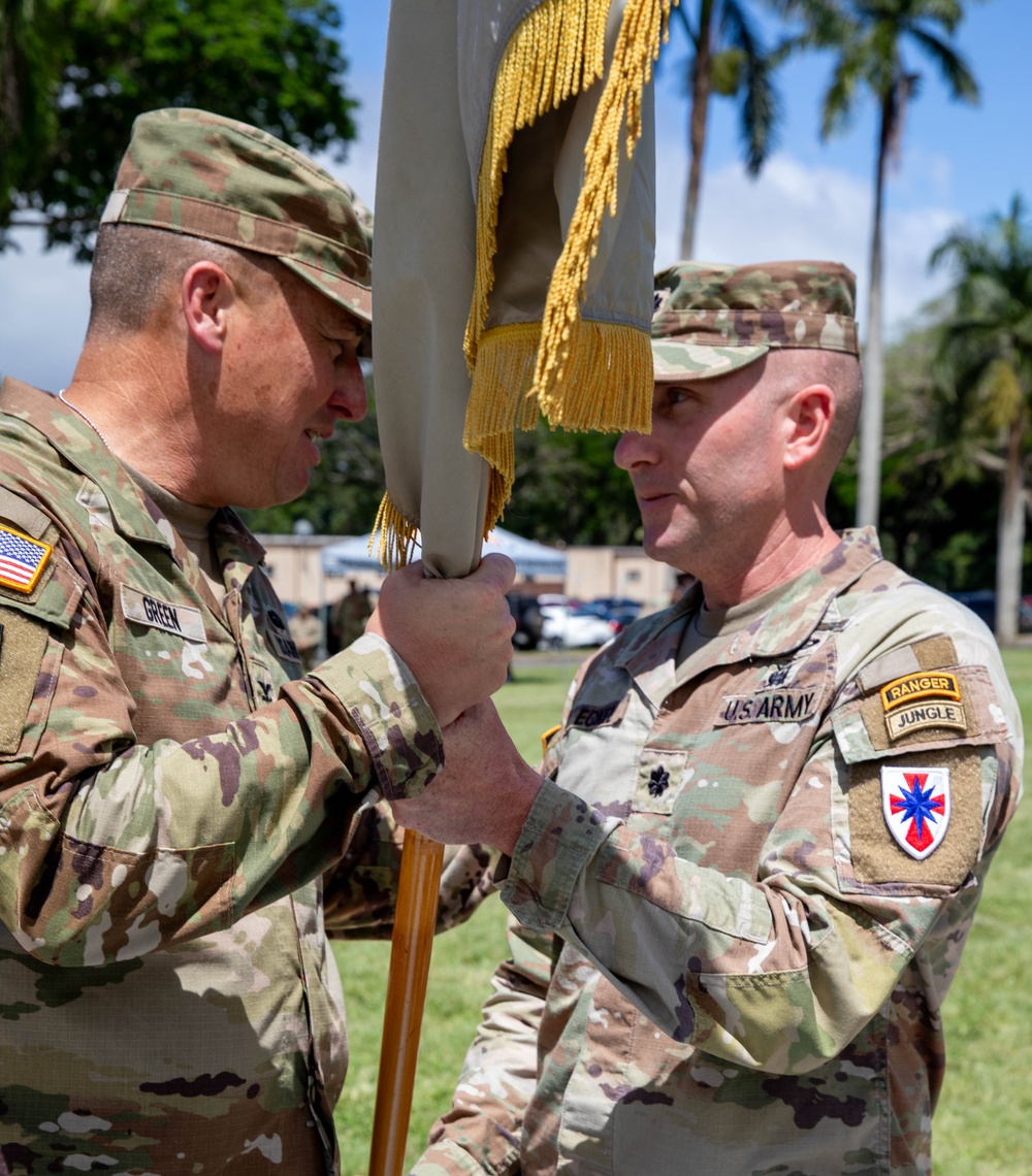 Paymasters conduct change of command ceremony