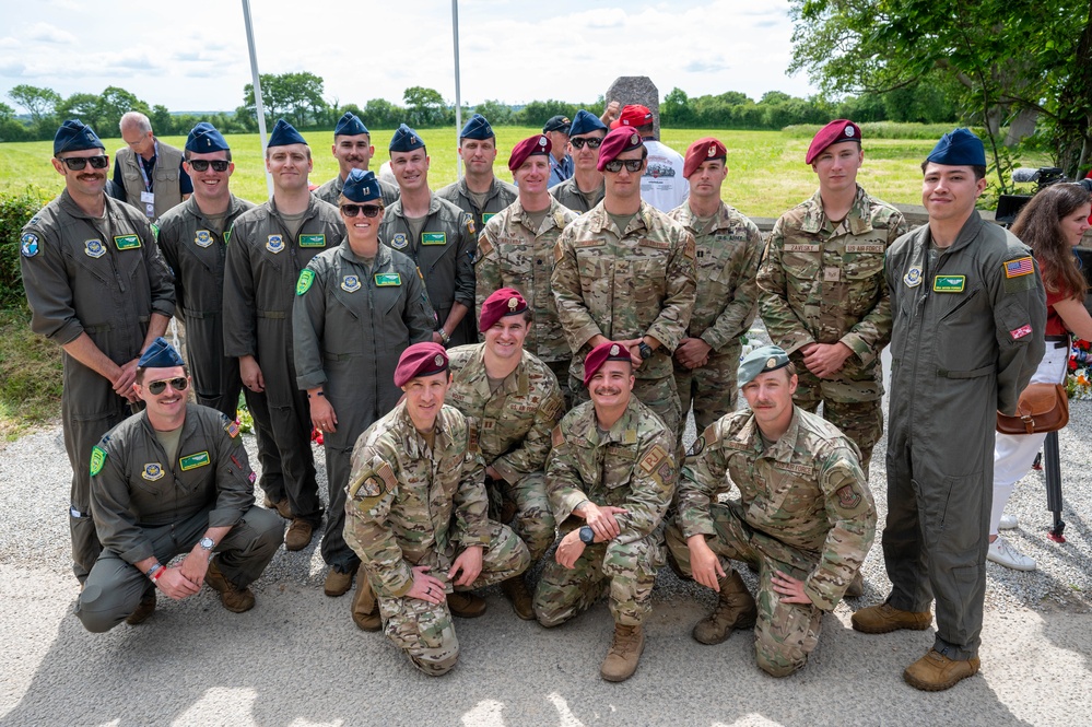 DDay 80 memorial ceremony honors lost service members at Magneville Memorial site