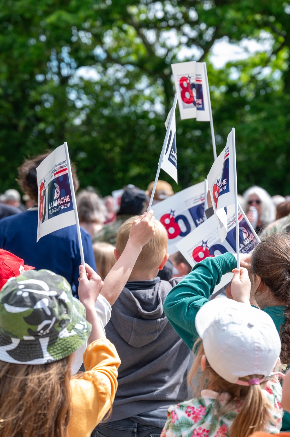DDay 80 memorial ceremony honors lost service members at Magneville Memorial site