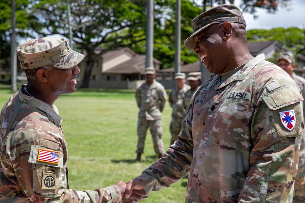 Paymasters conduct change of command ceremony