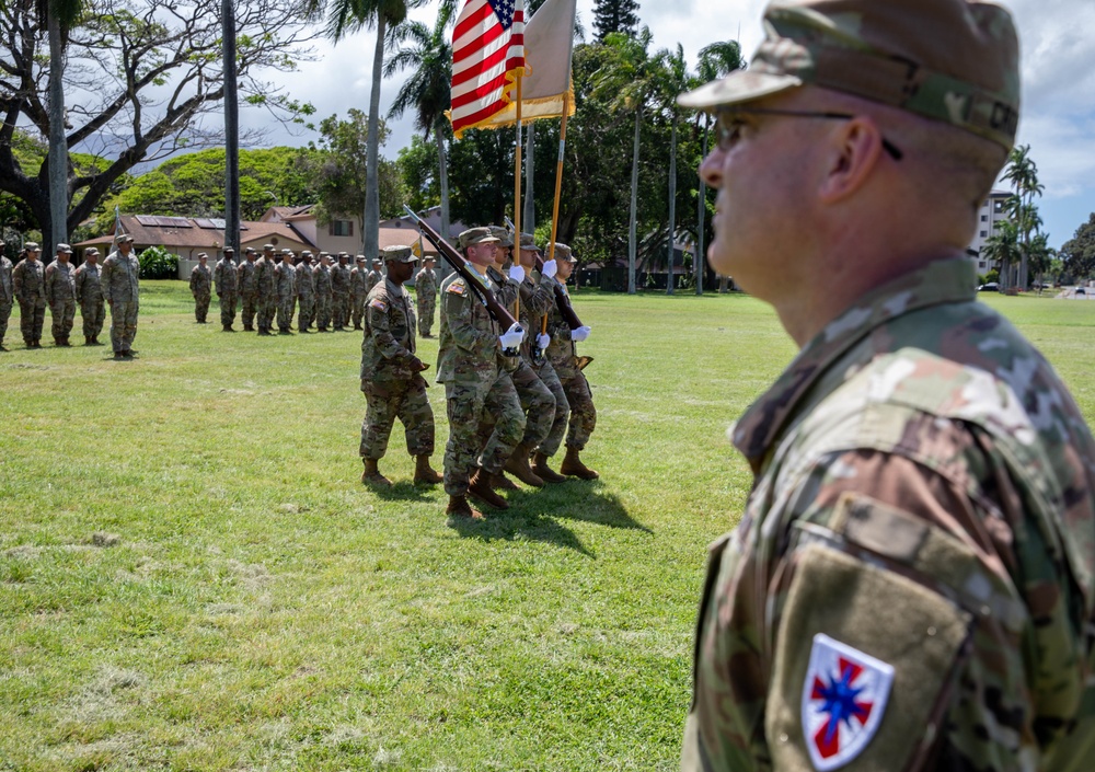 Paymasters conduct change of command ceremony