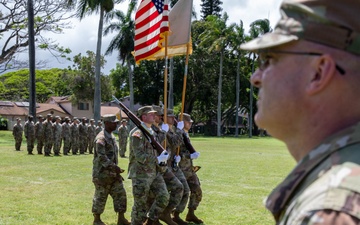 Paymasters conduct change of command ceremony