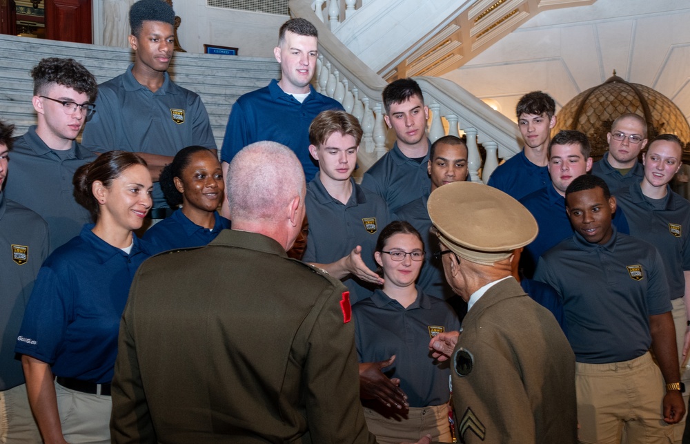 Guard and Veterans Day at the Capitol