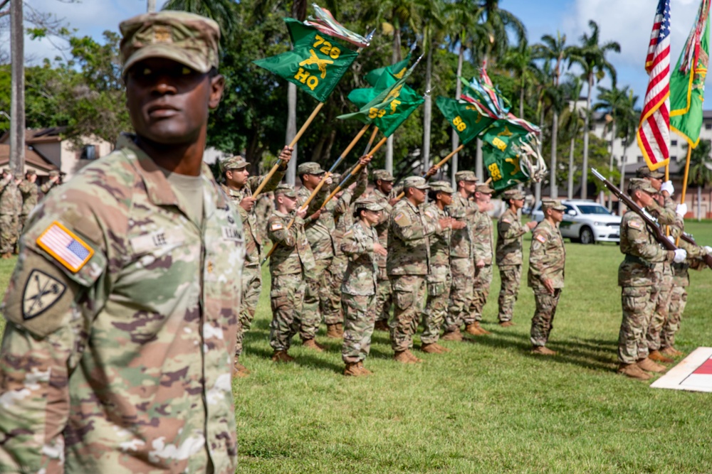 Warfighters conduct change of command ceremony