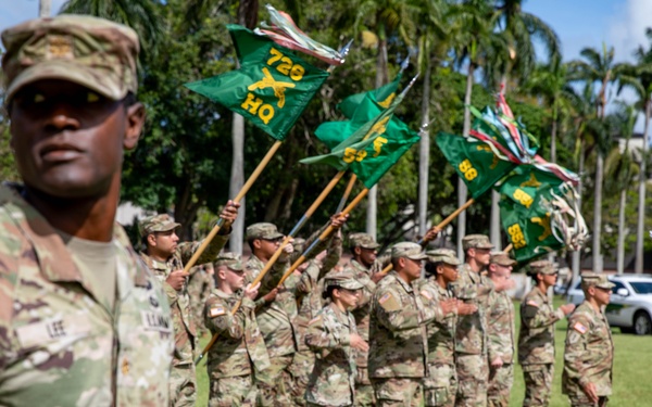Warfighters conduct change of command ceremony