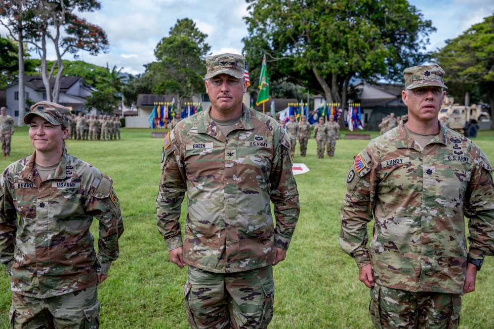 Warfighters conduct change of command ceremony